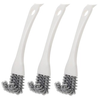 3pcs 2-in-1 Kitchen Stove Cleaning Brush Shovel Barbecue Rack Cleaning Brush(Grid Model)