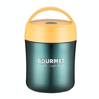 GOURMET Stainless Steel Insulation Cup Double-Sealed Insulation Soup Cup(Yellow)