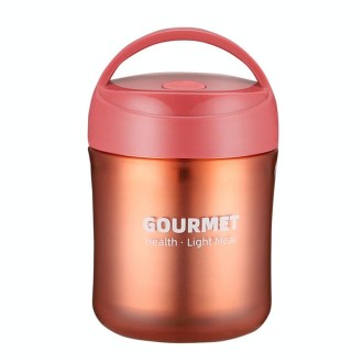 GOURMET Stainless Steel Insulation Cup Double-Sealed Insulation Soup Cup(Red)