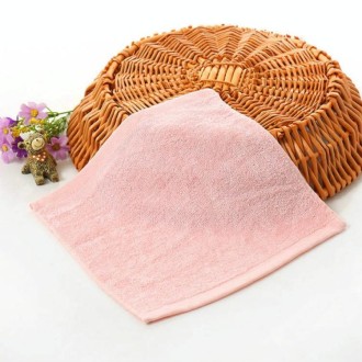 2 PCS Wood Fiber Small Square Dish Towel(Pink)