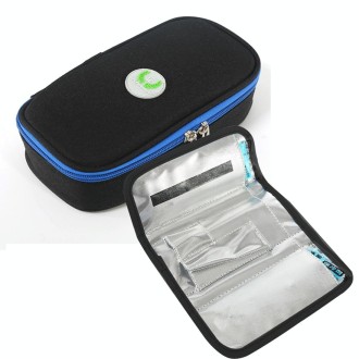 Travel Needs Outdoor Insulated Bag Insulin Storage Bag, Size: 20.3*10*5cm(Black)