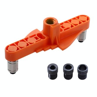 DIY Woodworking Hole Locator Self-Centering Marker, Model: Orange