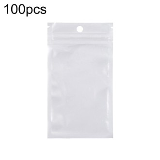 12 x 20cm 100pcs Pearlescent Film Packaging Ziplock Bag Translucent Plastic Self-Sealing Bags