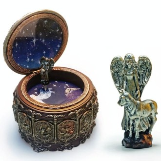 Constellation Luminous Resin Music Box Creative Birthday Gift (Taurus)