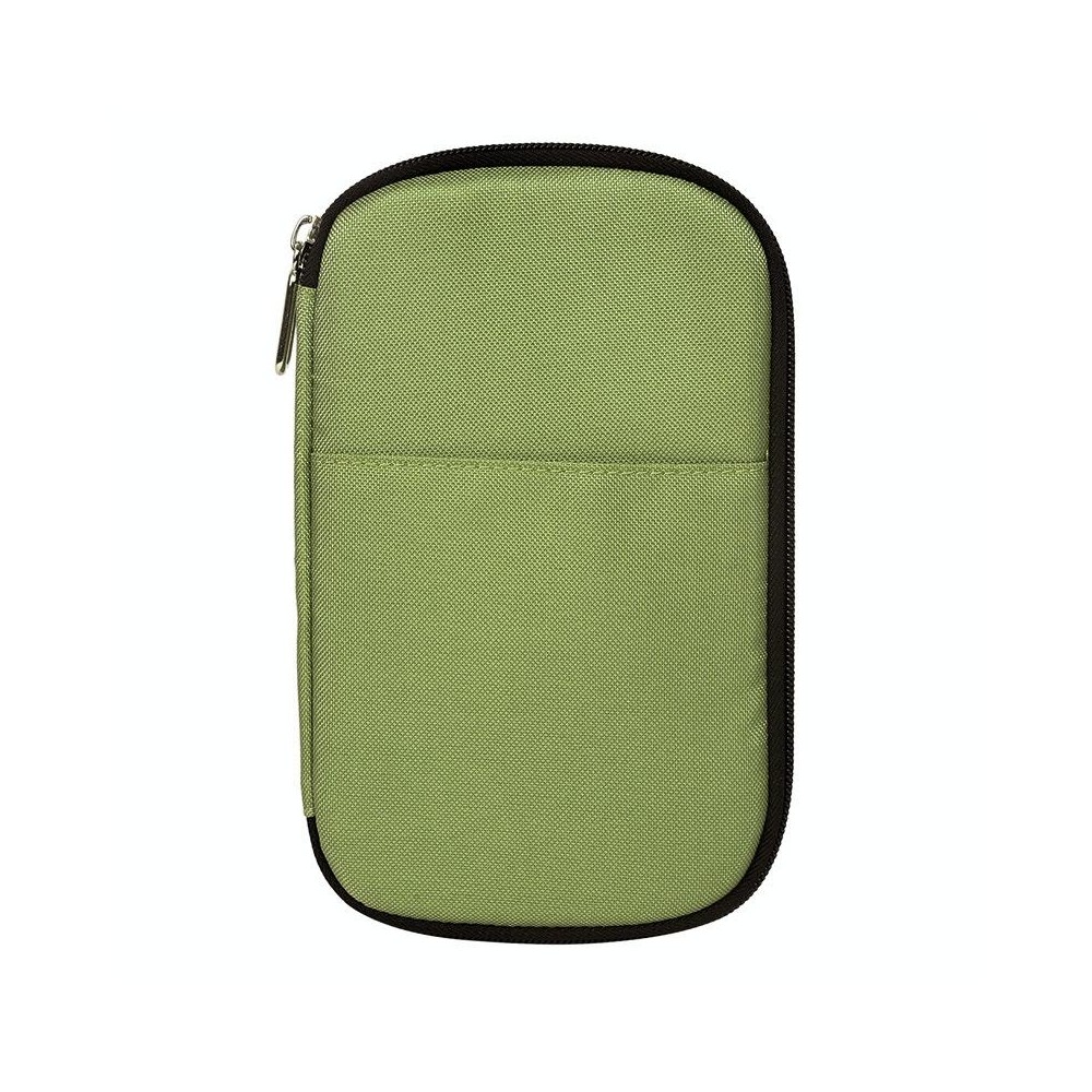 2 PCS OMOUBOI Outdoor Travel Storage Bag Multi-Function Passport Package(Olive)