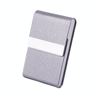 2 PCS Advertising Business Card Case Business Practical Craft Gift(Gray)