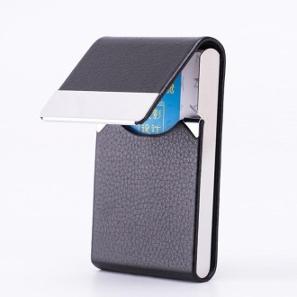 2 PCS Advertising Business Card Case Business Practical Craft Gift(Apricot)