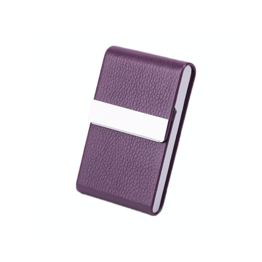 2 PCS Advertising Business Card Case Business Practical Craft Gift(Purple)