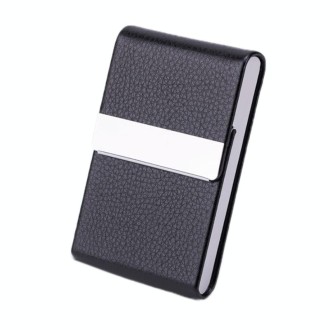 2 PCS Advertising Business Card Case Business Practical Craft Gift(Black)