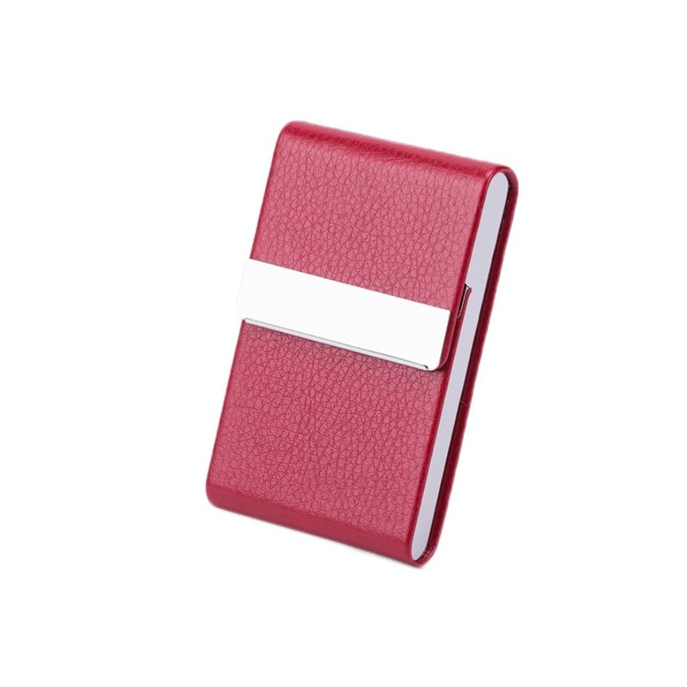 2 PCS Advertising Business Card Case Business Practical Craft Gift(Red)