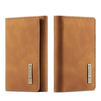 DG.MING M1 Series 3-Fold Multi Card Wallet(Brown)