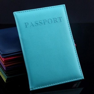 Artificial Leather Travel Passport Cover(deep green)