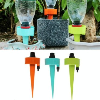 12 PCS Automatic Flower Watering Device Dripper Seepage Device, Color Random Delivery