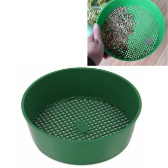 Plastic Mesh Sieve Soil Sieve PE Plastic Net Glasses of Gardening Tools Gardening Supplies, Sieve Diameter: 3 x 3.5mm