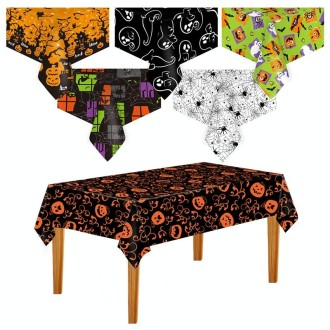 Christmas Halloween Party Event Decoration Tablecloth(Geometry)