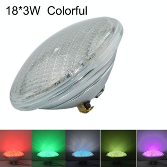 18x3W LED Recessed Swimming Pool Light Underwater Light Source(Colorful Light)