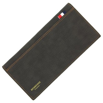 MenBense Matt Male Wallet Long Fashion Large Capacity Male Wallet(Black)