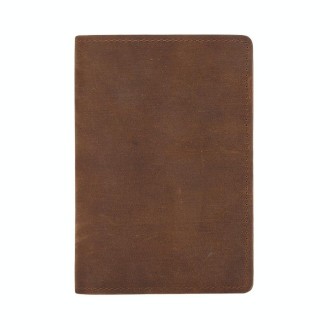 K018 Vintage Leather Passport Holder(Light Brown)