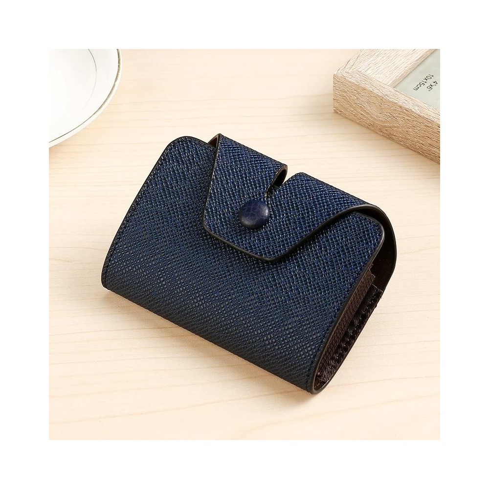 Organ Card Holder Large-capacity Card Sleeve For Men And Women, Color: Vertical Blue