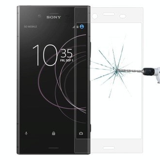 For Sony Xperia XZ1 0.26mm 9H Surface Hardness 3D Full Screen Tempered Glass Screen Protector(Transparent)