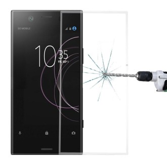 For Sony Xperia XZ1 Compact 0.26mm 9H Surface Hardness 3D Full Screen Tempered Glass Screen Protector(Transparent)