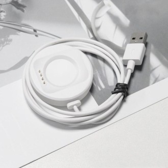 For OPPO Watch SE Watch USB Port Magnetic Charger Charging Cable(White)