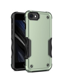 For iPhone SE 2022 / SE 2020 / 8 / 7 Non-slip Armor Phone Case(Green)