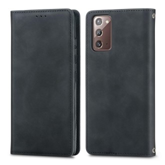 For Samsung Galaxy Note20 Retro Skin Feel Business Magnetic Horizontal Flip Leather Case with Holder & Card Slots & Wallet & Pho