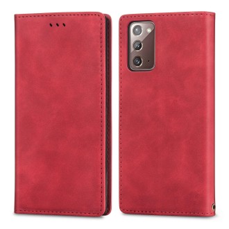 For Samsung Galaxy Note20 Retro Skin Feel Business Magnetic Horizontal Flip Leather Case with Holder & Card Slots & Wallet & Pho