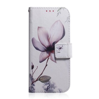 For Samsung Galaxy Note 20 Coloured Drawing Horizontal Flip Leather Case, with Holder & Card Slots & Wallet(Magnolia Flower)