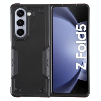 For Samsung Galaxy Z Fold5 Non-slip Shockproof Armor Phone Case(Black)