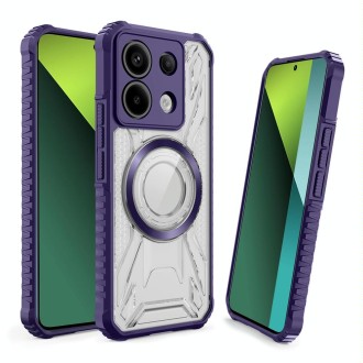 For Redmi Note 13 Pro 5G CD Texture Magsafe Phone Case(Dark Purple)