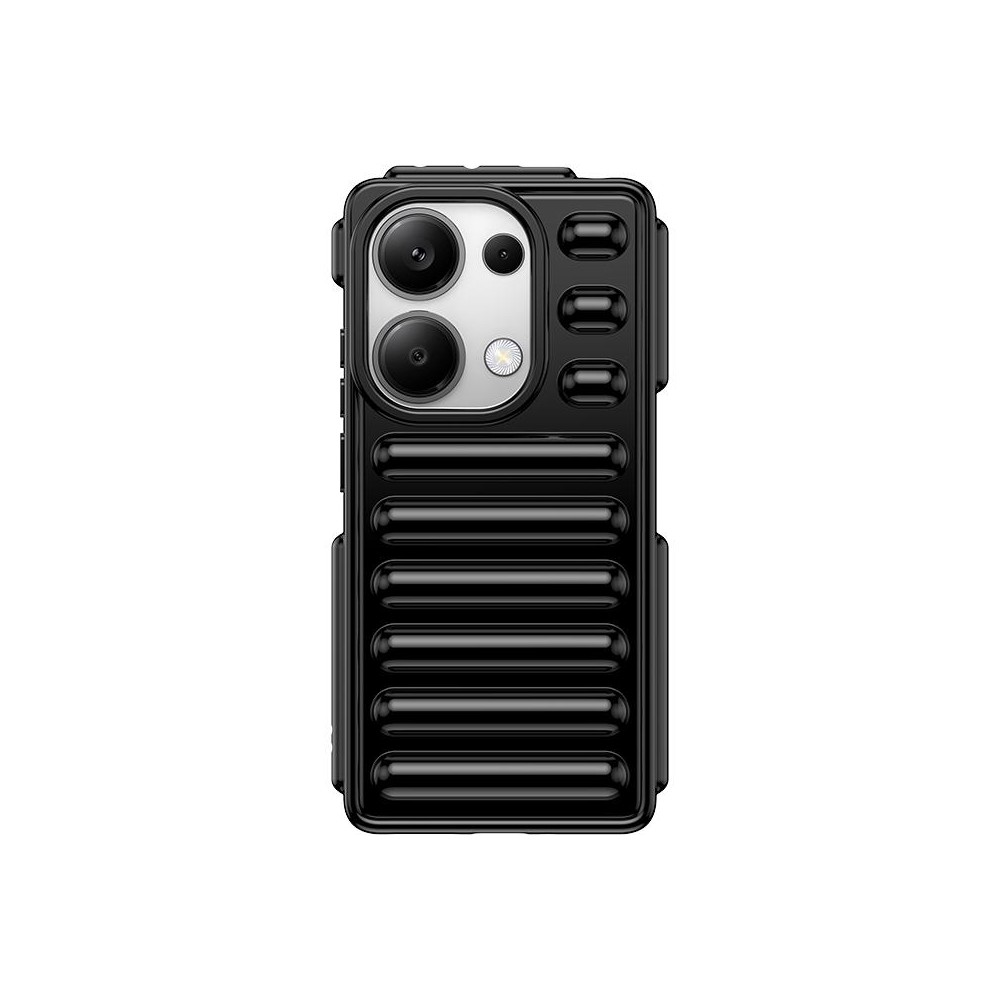 For Redmi Note 13 Pro 4G Global Capsule Series Candy Color TPU Phone Case(Black)