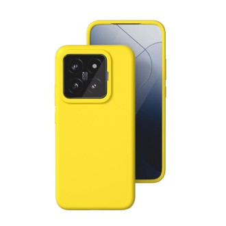 For Xiaomi 14 Pro All-inclusive Liquid Silicone Phone Case(Lemon Yellow)