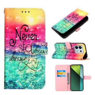 For Xiaomi Redmi Note 13 Pro 5G Global 3D Painting Horizontal Flip Leather Phone Case(Chasing Dreams)