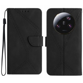 For Xiaomi 13 Ultra Stitching Embossed Leather Phone Case(Black)