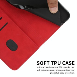 For Xiaomi Redmi Note 13 pro Diamond Splicing Skin Feel Magnetic Leather Phone Case(Red)