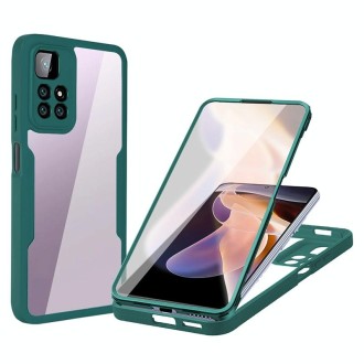 For Xiaomi Redmi Note 11 Pro Acrylic + TPU 360 Degrees Full Coverage Shockproof Phone Case(Green)