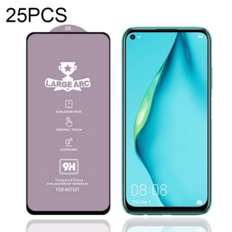 For Huawei nova 7i 25 PCS 9H HD Large Arc High Alumina Full Screen Tempered Glass Film