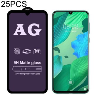 25 PCS AG Matte Anti Blue Light Full Cover Tempered Glass For Huawei Y6 (2019)