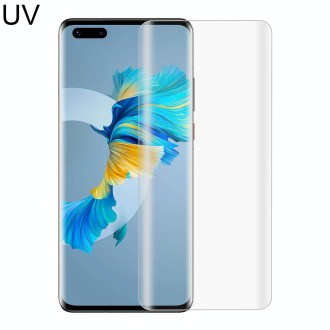 For Huawei Mate 40 Pro+ 9H 3D Full Screen Curved UV Protective Film