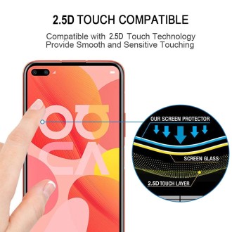 For Huawei Nova 6 Full Glue Full Screen Tempered Glass Film