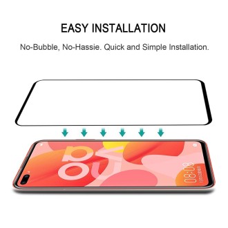 For Huawei Nova 6 Full Glue Full Screen Tempered Glass Film