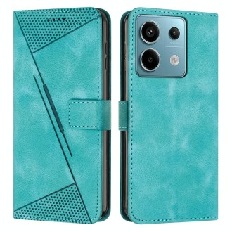 For Xiaomi Redmi Note 13 Pro Dream Triangle Leather Phone Case with Lanyard(Green)