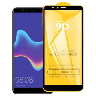 9D Full Glue Full Screen Tempered Glass Film For Huawei Y9 (2018)