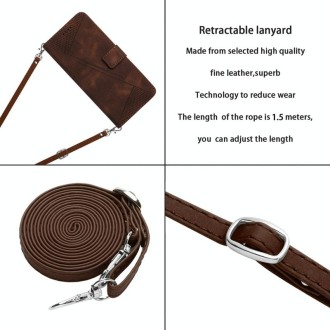 For Xiaomi 13 Ultra Dream Triangle Leather Phone Case with Lanyard(Brown)