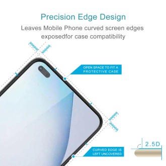 For Huawei Enjoy 50 Plus 10 PCS 0.26mm 9H 2.5D Tempered Glass Film