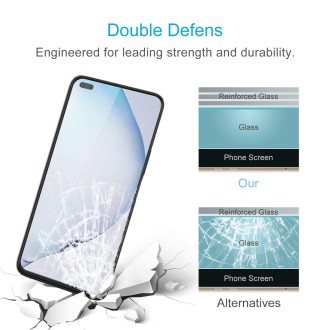 For Huawei Enjoy 50 Plus 10 PCS 0.26mm 9H 2.5D Tempered Glass Film