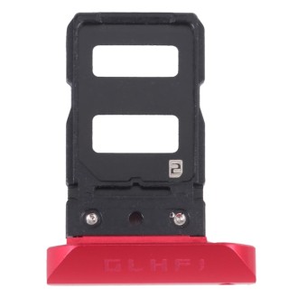 SIM Card Tray + SIM Card Tray for Asus ROG Phone 5 ZS673KS (Red)