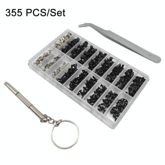 355 PCS/Set+Tweeter+Screwdriver M2/M3/M2.5 Laptop Universal Screw Set